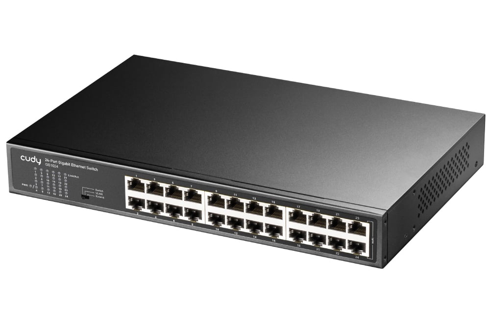 Switch Gigabit Ethernet a 24 Porte, GS1024 CUDY