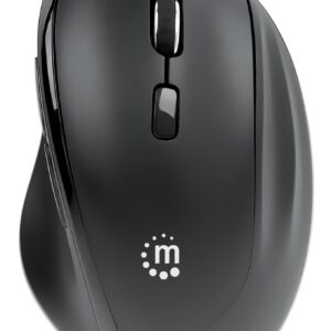 Mouse Ergonomico Wireless con Ricevitore USB-A e USB-C&trade; 2 in 1 MANHATTAN