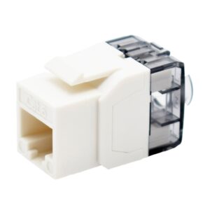 Frutto Keystone RJ45 Cat.6 UTP 180&deg; Toolless Bianco INTELLINET