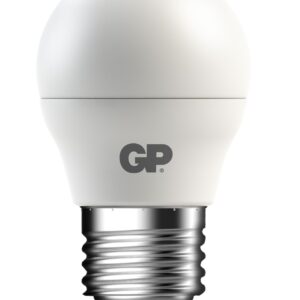 Lampadina LED Mini Globo E27 Bianco Caldo 3,5W, Classe F GP BATTERIES