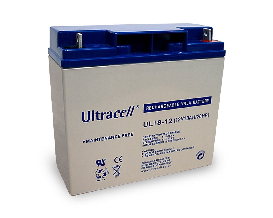 Batteria al piombo 12 V, 18 Ah ULTRACELL