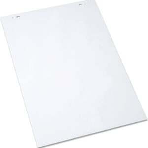 Blocco 25 Fogli di Ricambio per Lavagna Mobile Flipchart 57x82 cm TECHLY