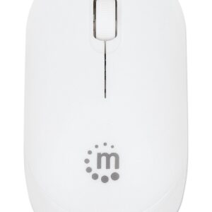 Mouse Ottico USB Wireless Performance III Bianco MANHATTAN