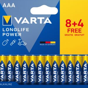 Confezione 12 Batterie Varta Longlife Power Ministilo AAA VARTA