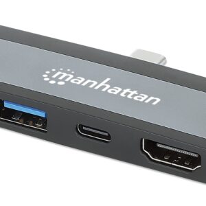 Docking Station da Viaggio USB-C&trade; PD a HDMI 4 in 1 MANHATTAN