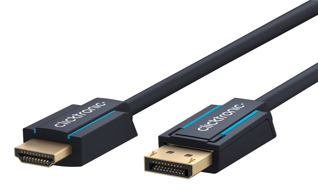 Cavo adattatore DisplayPort/HDMI 3m Alta Qualit&agrave; CLICKTRONIC