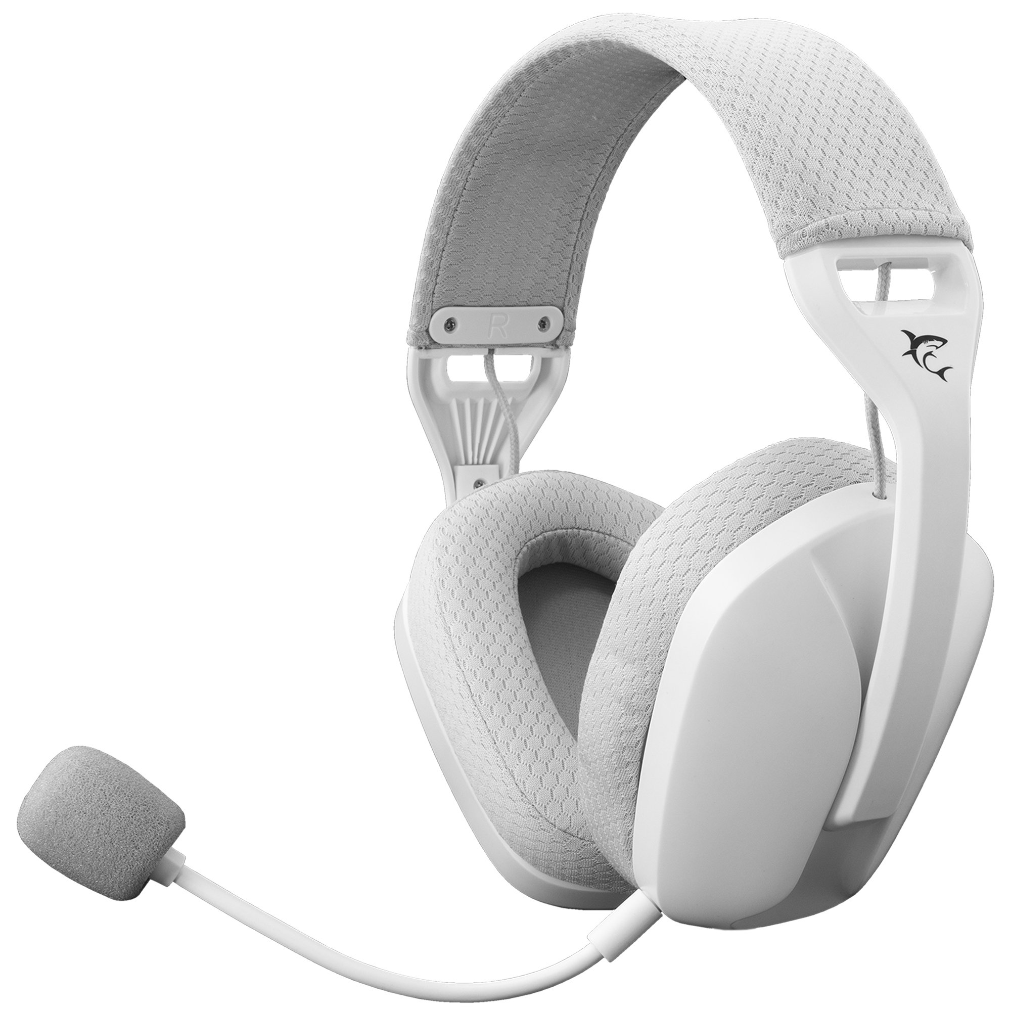Cuffia Gaming Stereo Wireless con Microfono Bianco BUTTERFLY WHITE SHARK