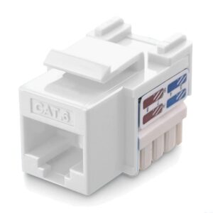 Frutto Keystone RJ45 Cat.6 UTP IDC 90&deg; Bianco TECHLY PROFESSIONAL