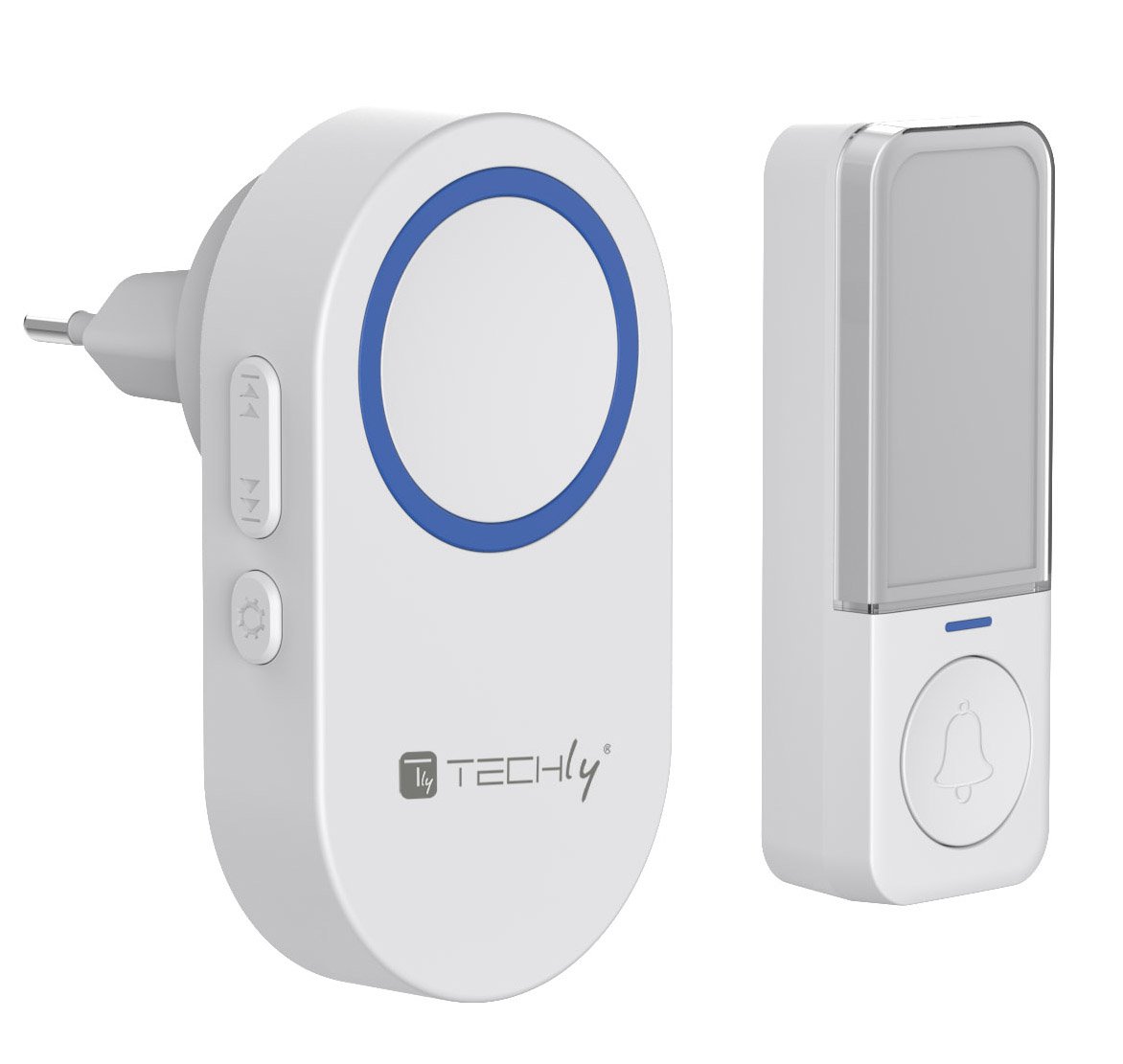 Kit Campanello Wireless fino a 180m TECHLY