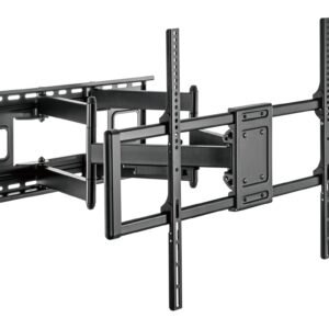 Staffa a Muro Slim per TV LED LCD 60-120'' Nero TECHLY