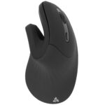 Mouse Verticale Ottico Ergonomico Wireless Nero SBOX