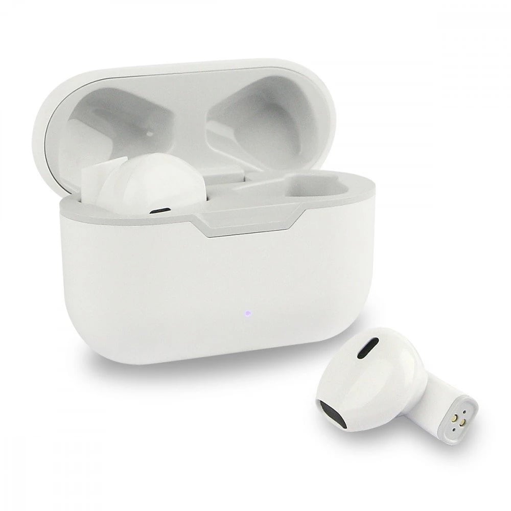 Auricolari Wireless BT V5.1 RIVA con Custodia di Ricarica Bianco FONTASTIC