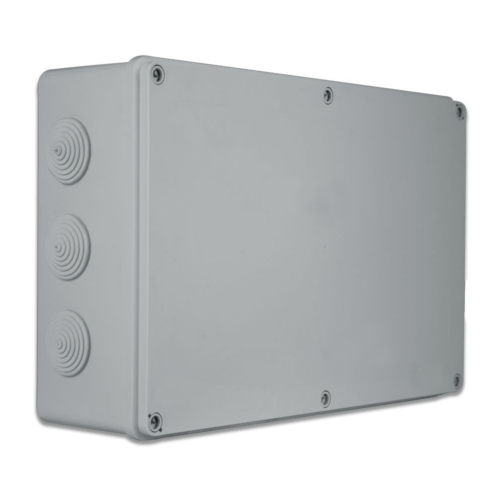 Scatola di Derivazione Rettangolare IP65 da Parete con Passacavi 350x230 AVE