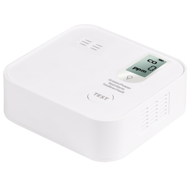 Rilevatore di Monossido di Carbonio >85 dB Batteria Litio Durata 10 anni LOGILINK