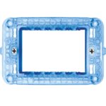 Supporto con Viti S44 per Scatole Rettangolari 3 Moduli AVE