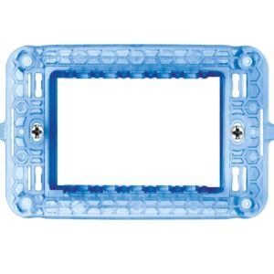 Supporto con Viti S44 per Scatole Rettangolari 3 Moduli AVE