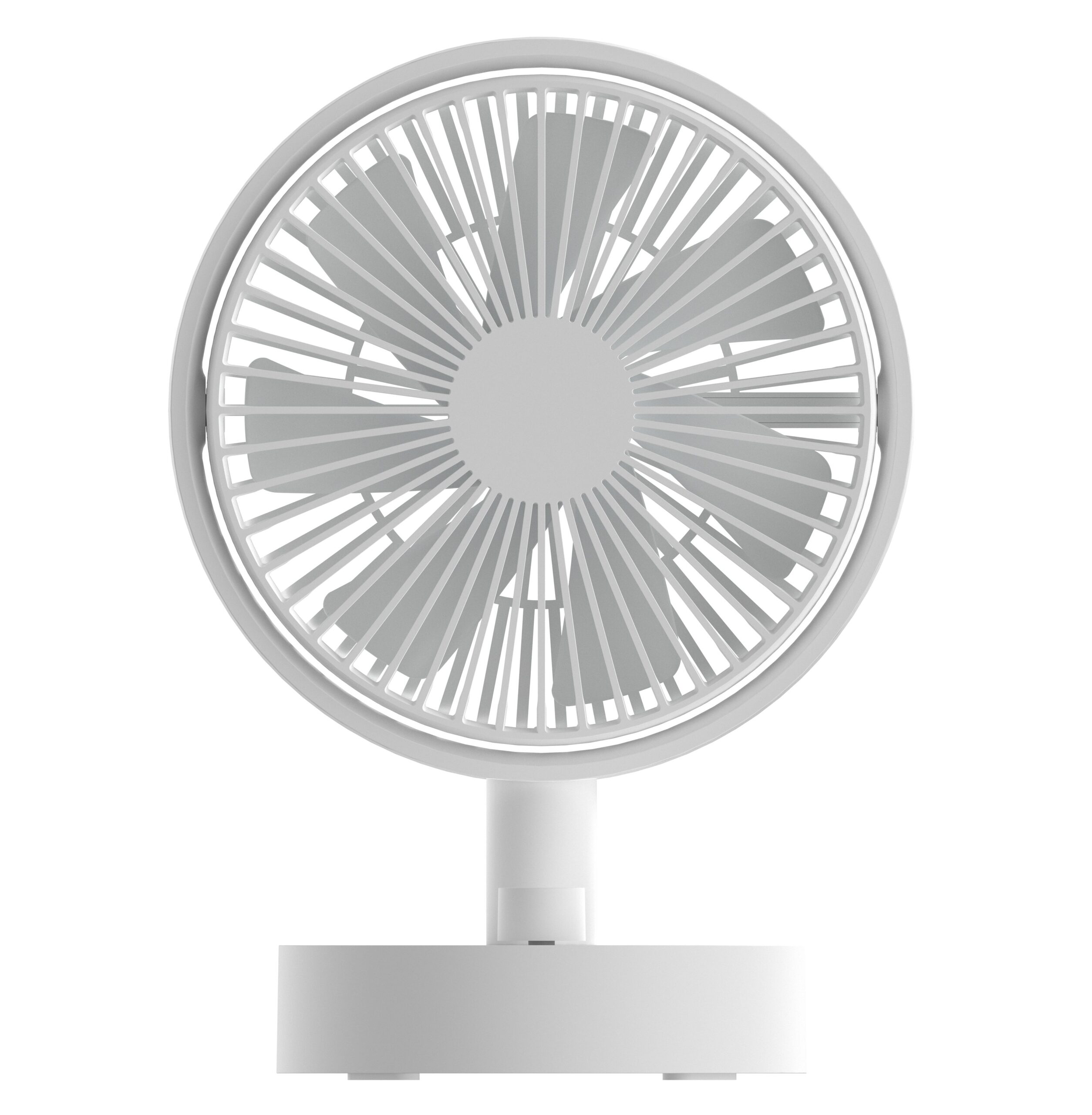 Mini Ventilatore Rotante da Tavolo a 10 Velocità Ricarica USB-C™ TECHLY
