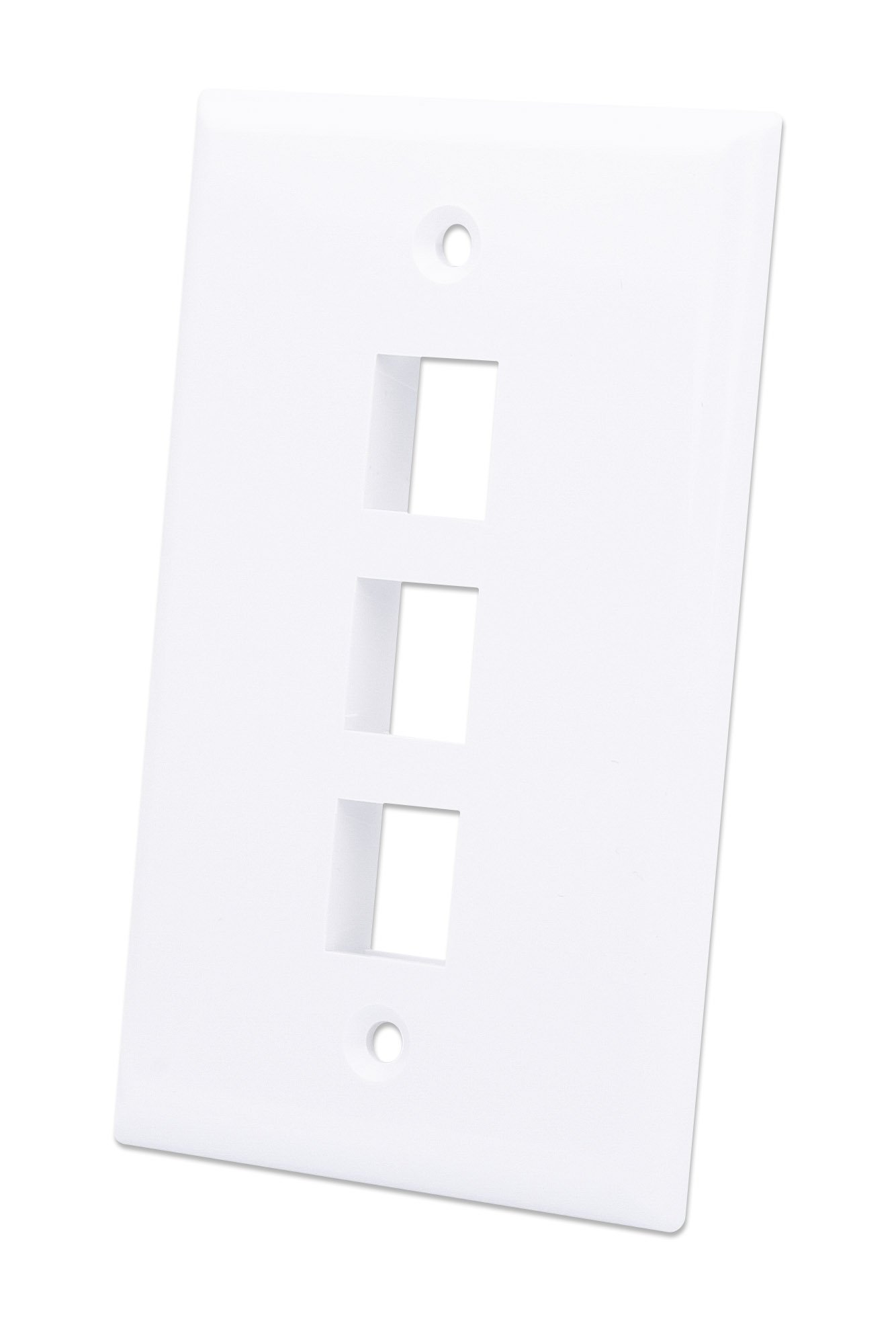 Placca Porta Frutti 3 Posti Mod.503 Bianco TECHLY PROFESSIONAL