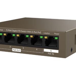 Switch PoE 5 porte Gigabit PD, TEG1105PD TENDA