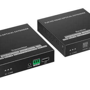 Extender Ottico KVM HDMI Over IP Full HD Non Compresso fino a 40Km TECHLY