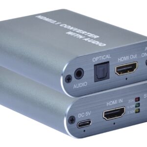 Estrattore Audio HDMI LPCM7.1 ARC 8K con Audio 3.5'' e Toslink SPDIF TECHLY