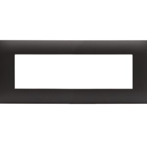 Placca Serie YOUNG 44 per Scatola Rettangolare 7 Moduli Grigio AVE