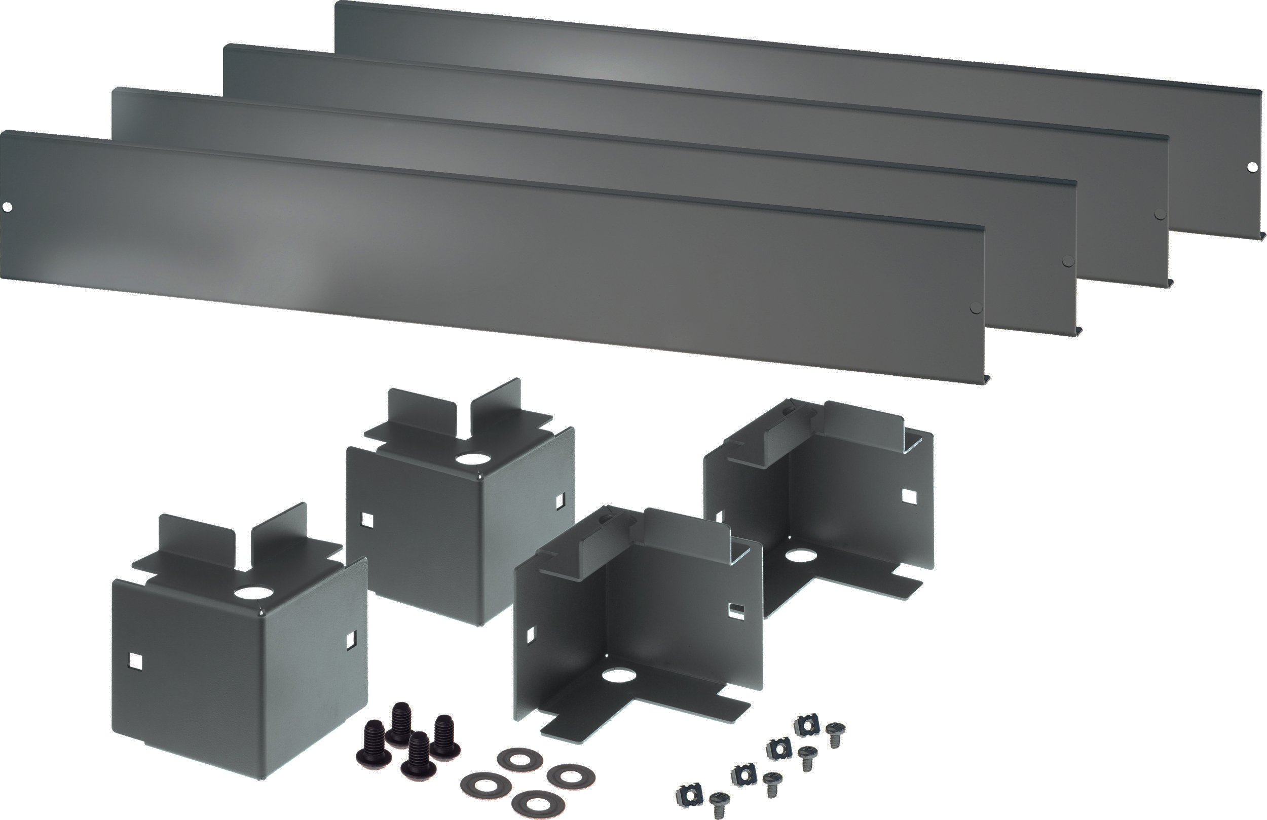 Zoccolo 600 x 800 mm per Armadi Rack Serie NextGen Nero INTELLINET