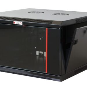 Armadio Rack 19'' a muro 9 unit&agrave; sezione unica prof. 450mm Nero TECHLY PROFESSIONAL