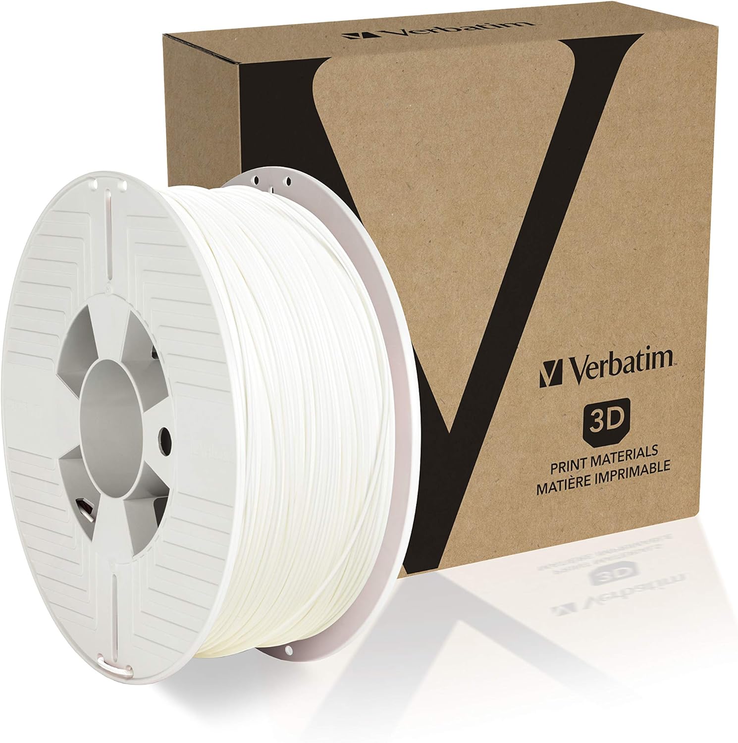 Filamento PLA Stampa 3D 1.75mm 1kg Bianco VERBATIM