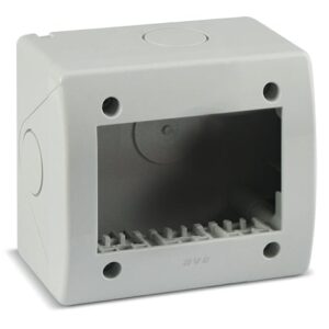 Contenitore Autoportante IP40 S44 per Minicanali 3 Moduli Bianco AVE