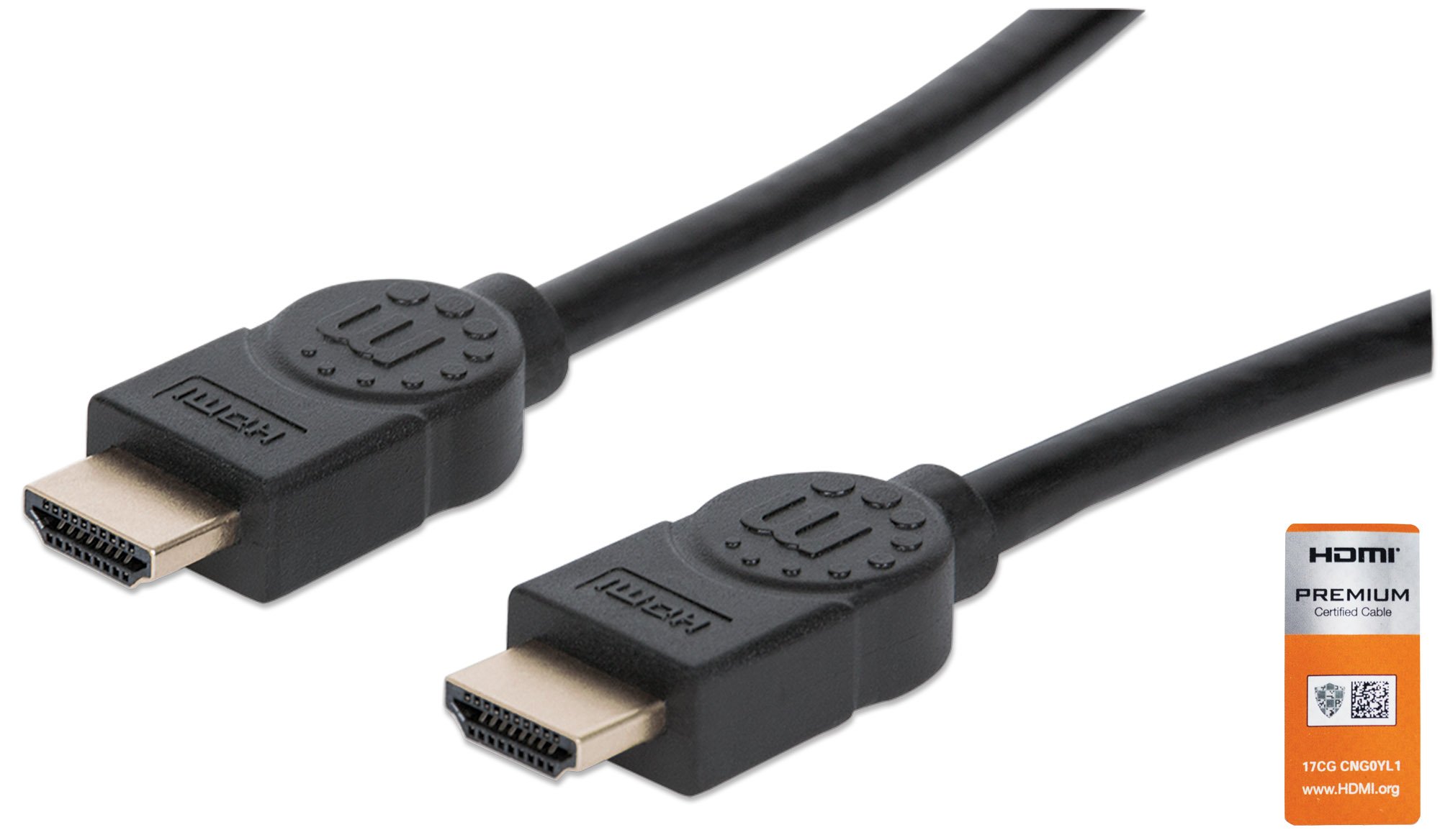 Cavo HDMI High Speed con Ethernet Premium 1m MANHATTAN
