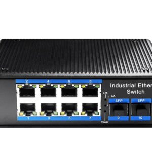 Switch Industriale Gigabit 8 Porte con 2 slot SFP, IG1008S2 CUDY