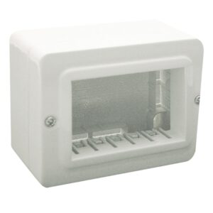 Contenitore Autoportante Minicanali IP40 S44 3 Moduli Bianco AVE