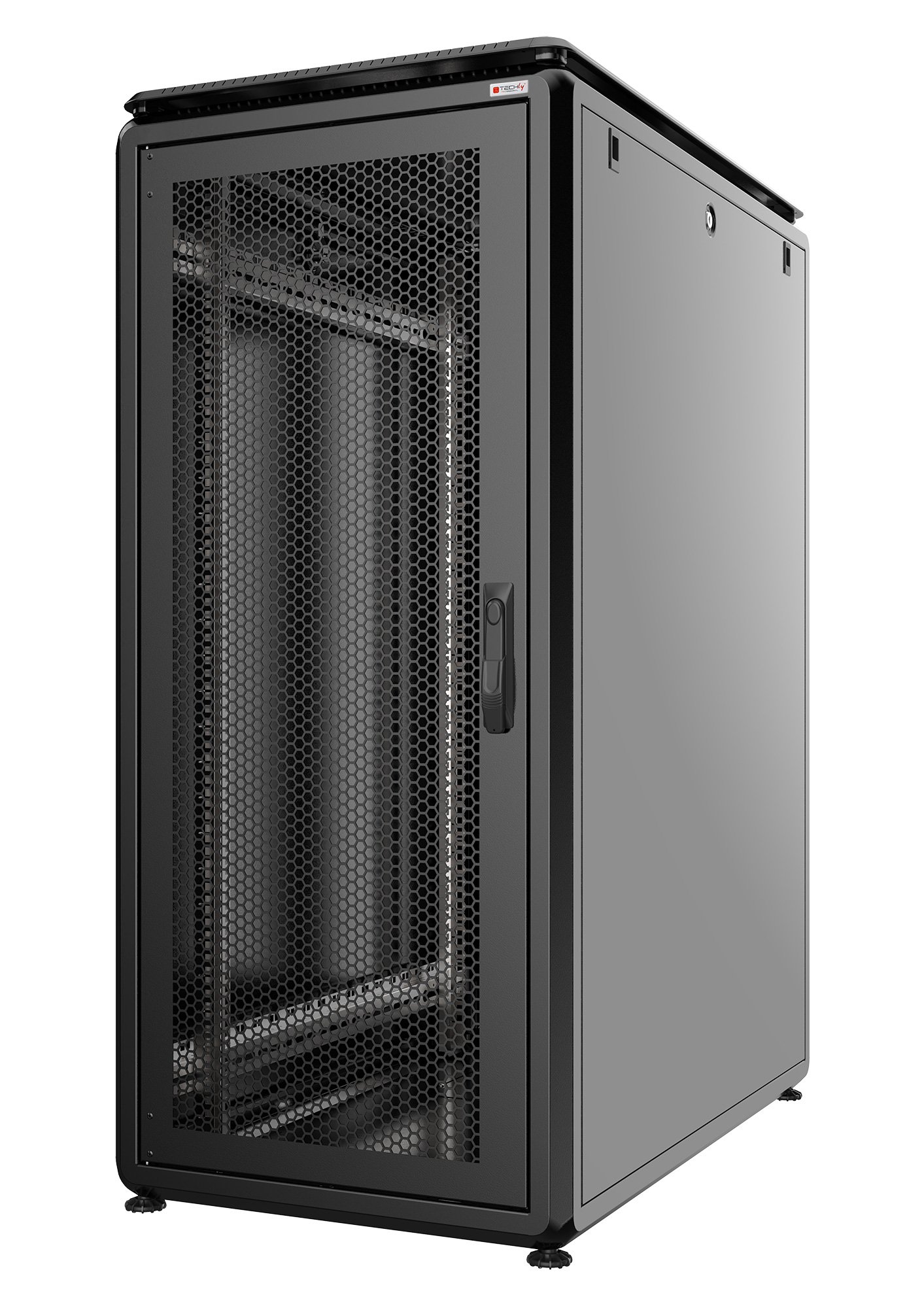 Armadio Server Rack 19'' 800x1200 42U Nero Porta Grigliata serie Evolution Ventilato TECHLY PROFESSIONAL