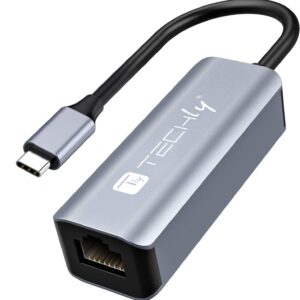Adattatore Convertitore USB-C&trade; 3.0 a RJ45 Gigabit TECHLY