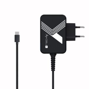 Alimentatore per Smartphone e Notebook USB-C&trade; Power Delivery PD3.0 65W TECHLY