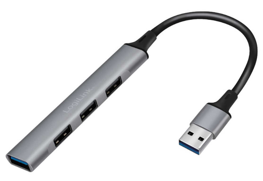 Hub USB 3.0 Ultra Slim a 4 Porte Ingresso USB-A LOGILINK