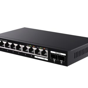 Switch con 8 porte 2.5G Ethernet e 2 porte SFP+ da 10G, TEM2010X TENDA