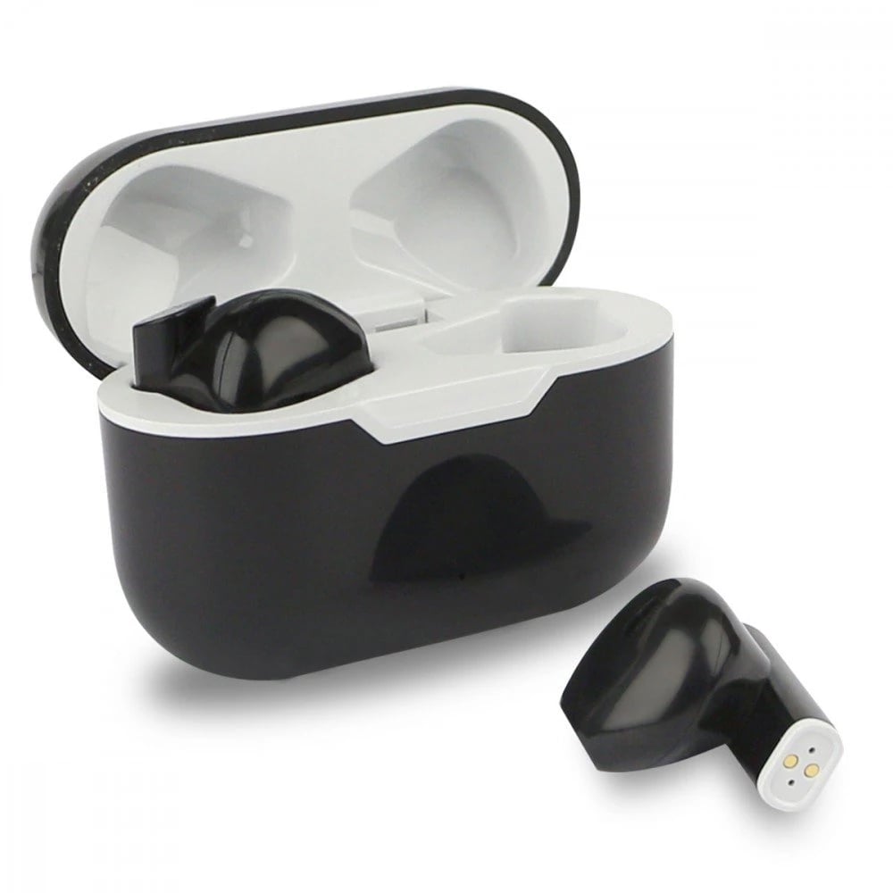 Auricolari Wireless BT V5.1 RIVA con Custodia di Ricarica Nero FONTASTIC