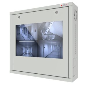 Box di Sicurezza per DVR e Sistemi di Videosorveglianza con Finestra per Schermo TECHLY PROFESSIONAL