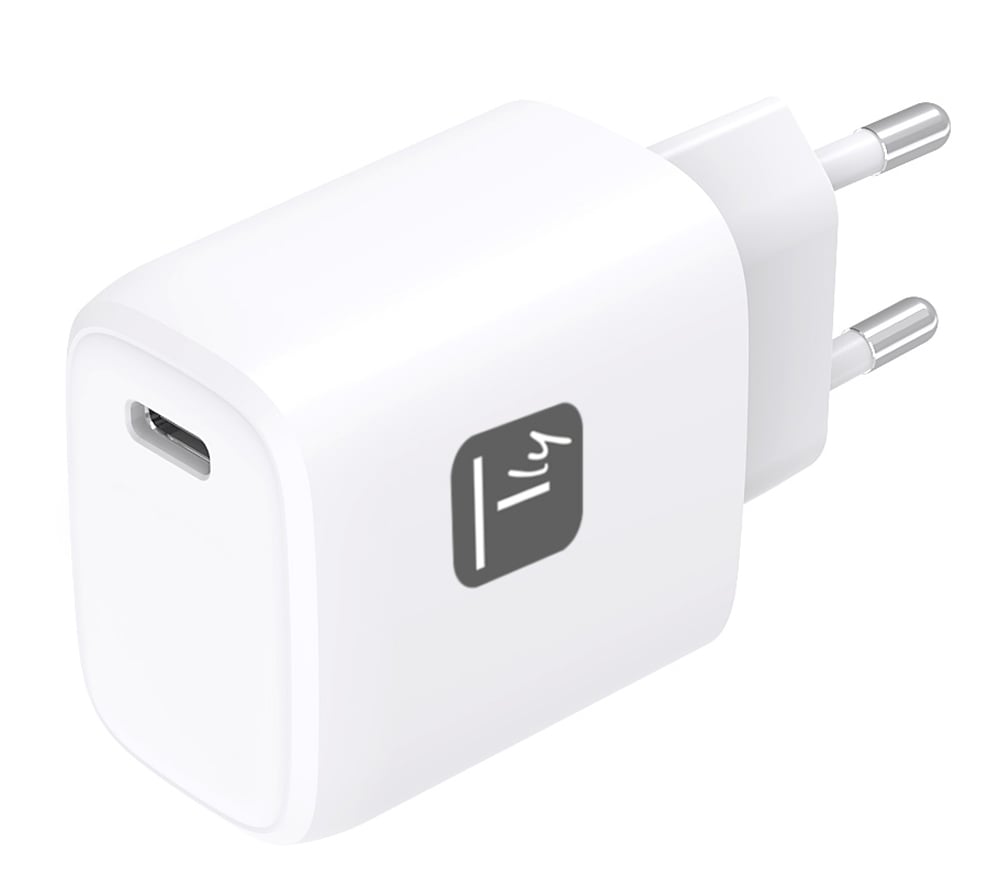 Caricatore Alimentatore GaN USB-C™ da Muro 20W TECHLY