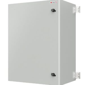 Armadio Rack 19'' a muro 17U grigio IP65 porta cieca prof. 600 mm TECHLY PROFESSIONAL