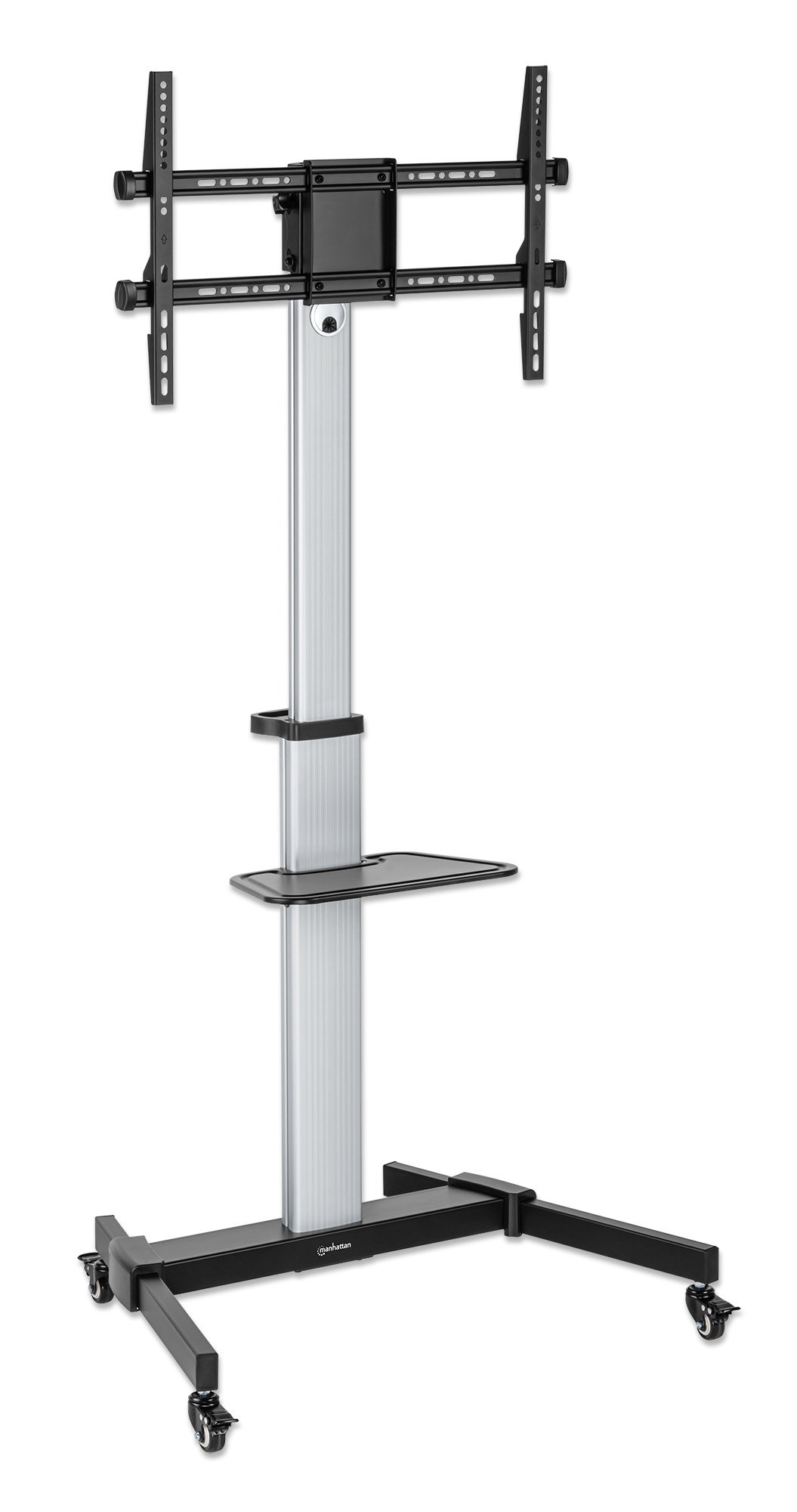 Carrello TV 37''-86'' Multimediale in Alluminio Regolabile in Altezza MANHATTAN