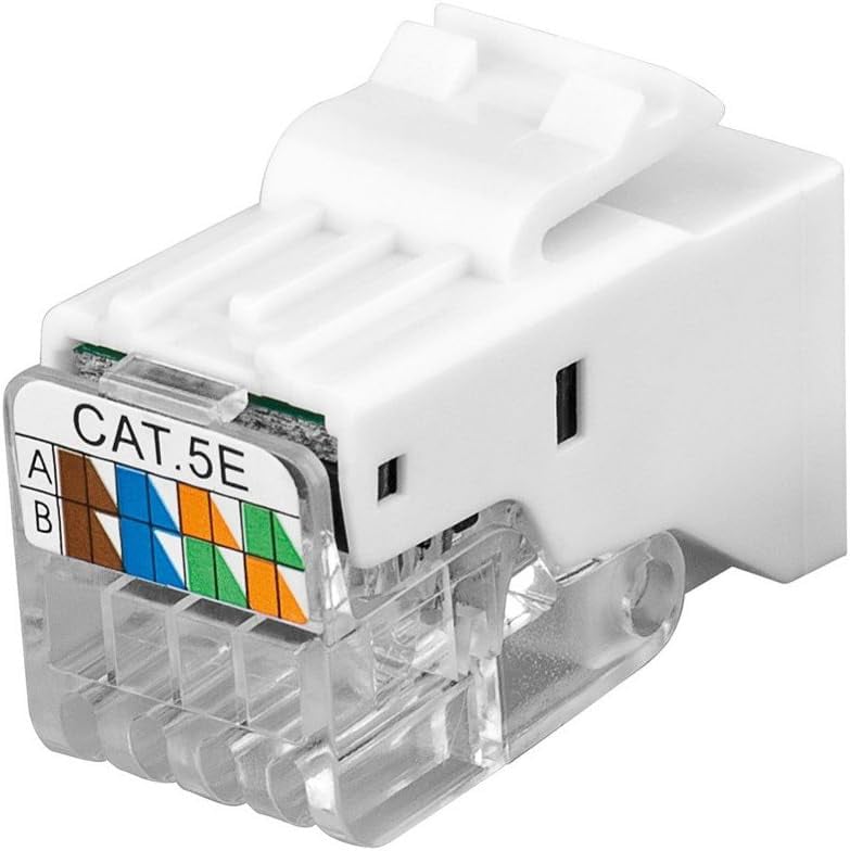 Frutto Keystone RJ45 UTP Cat.5E Tooless Bianco TECHLY PROFESSIONAL