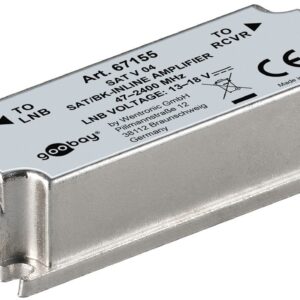 Amplificatore in Linea per Antenna SAT/BK 47 MHz - 2400 MHz GOOBAY