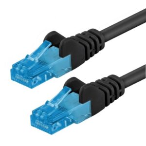 Cavo di rete Patch in Rame Cat. 6A Nero U/UTP 10 m GOOBAY