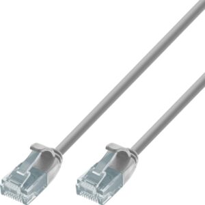 Cavo Patch di Rete Cat.6 UTP Slim 5m Grigio TECHLY PROFESSIONAL