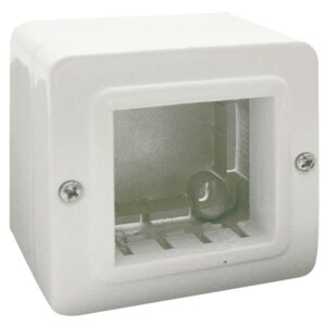 Contenitore Autoportante Minicanali IP40 S44 2 Moduli Bianco AVE
