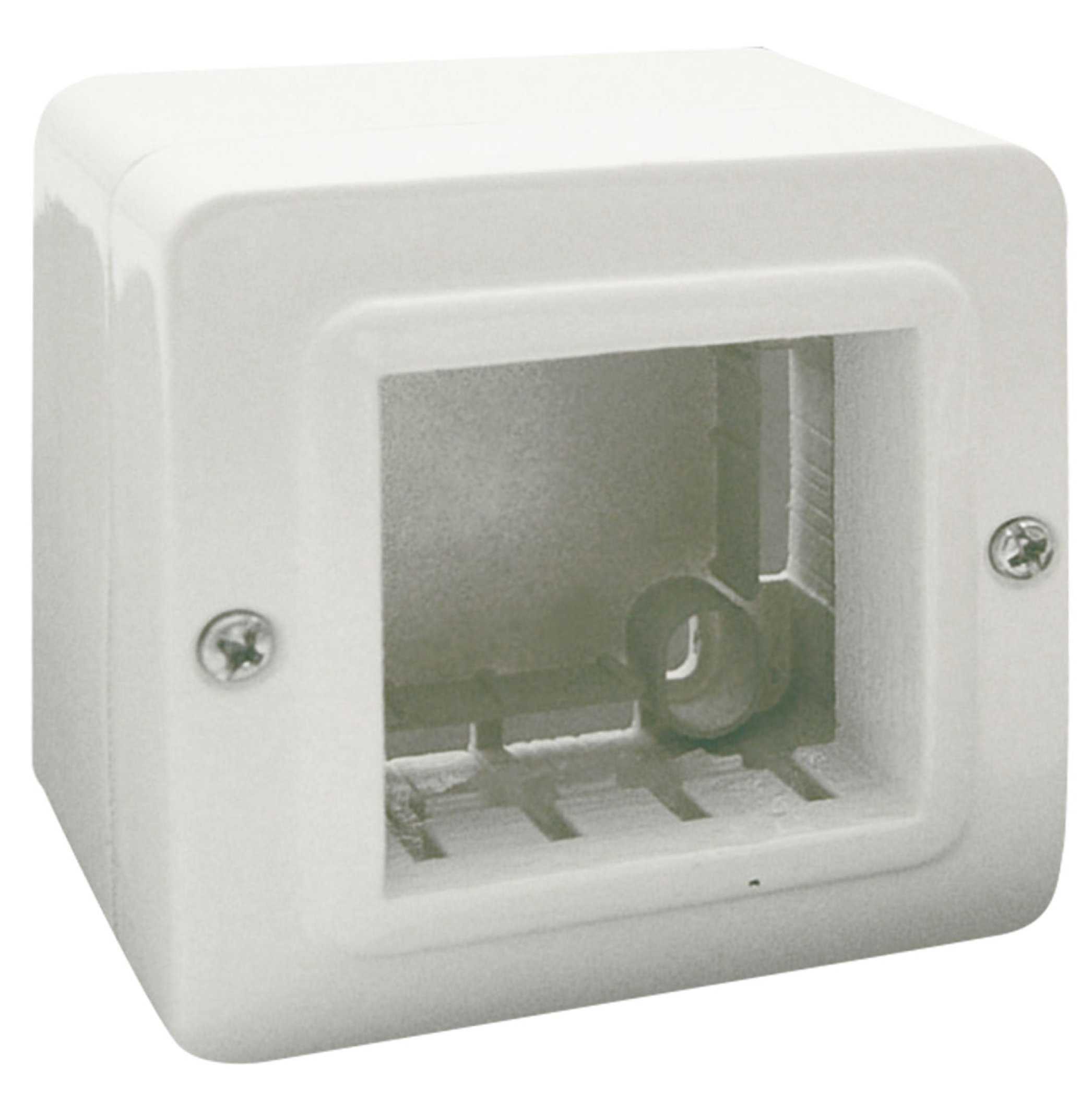 Contenitore Autoportante Minicanali IP40 S44 2 Moduli Bianco AVE