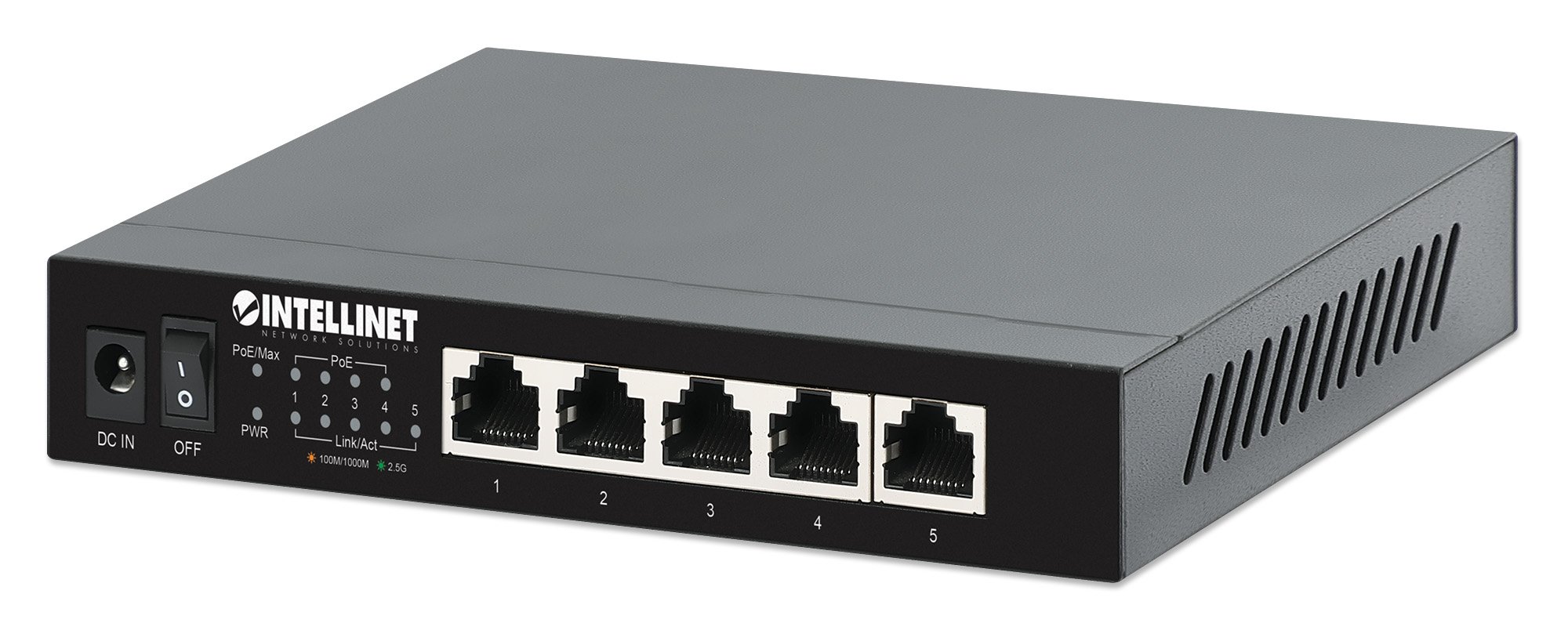 Ethernet Switch POE+ 5 Porte 2.5G INTELLINET